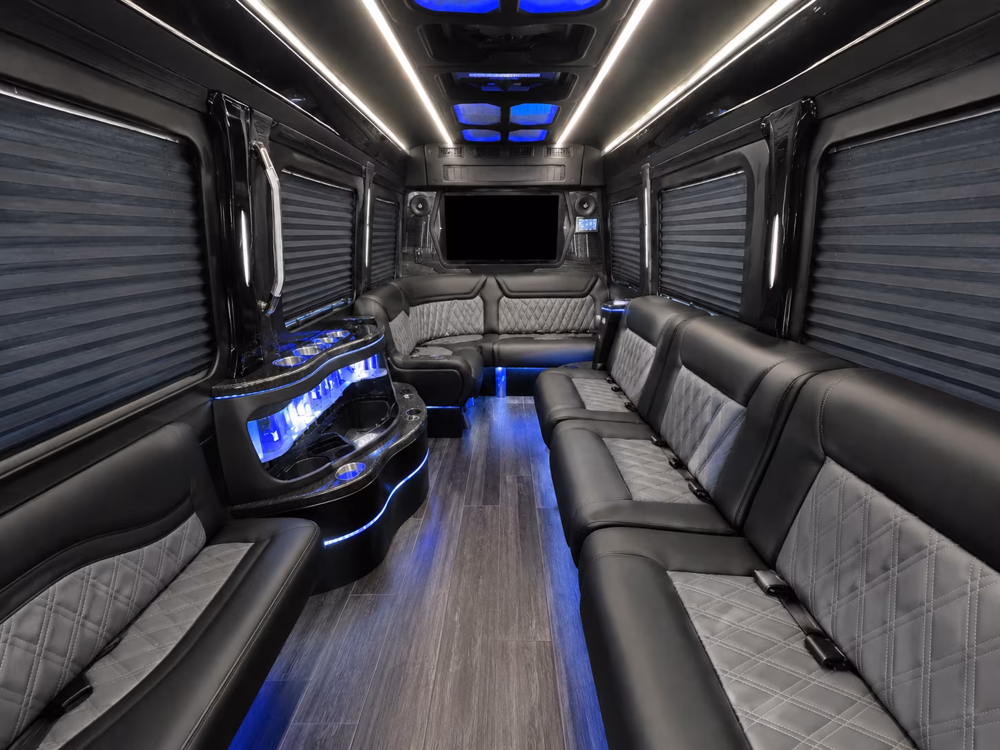 ontario international airport bus rentals for military and government groups