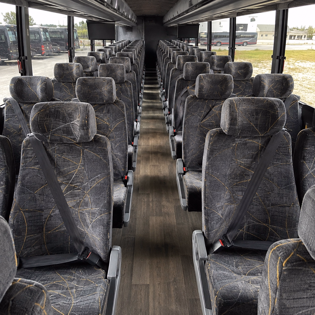 rancho cucamonga charter bus interior